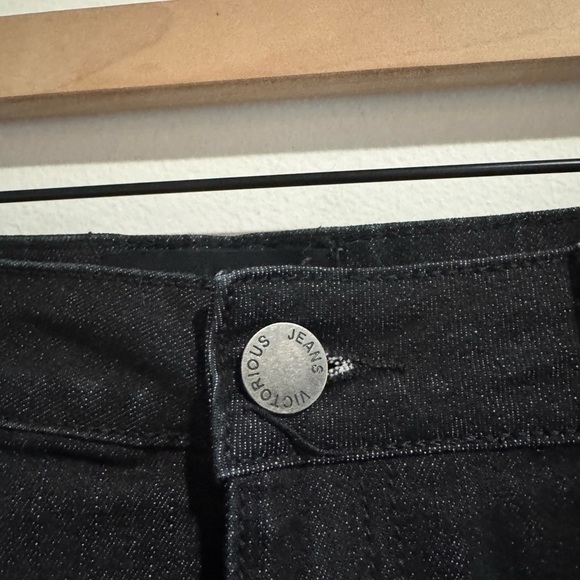 Victorious Men’s Black Denim Jeans Size 36 Stretch – Like New - Picture 2 of 3